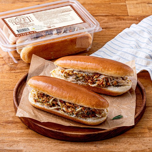 조르니키친 크림파스타사라다빵, 140g, 2개입, 1개