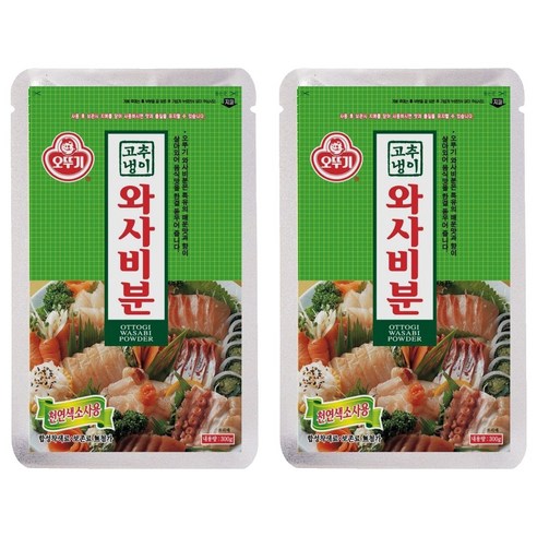 오뚜기 와사비분, 300g, 2개