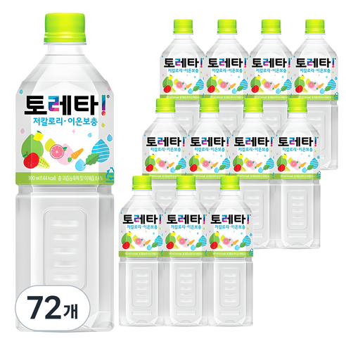 토레타 이온음료, 900ml, 72개