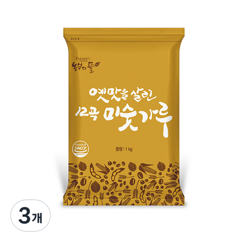 농부의뜰 12곡 미숫가루, 1kg, 2개