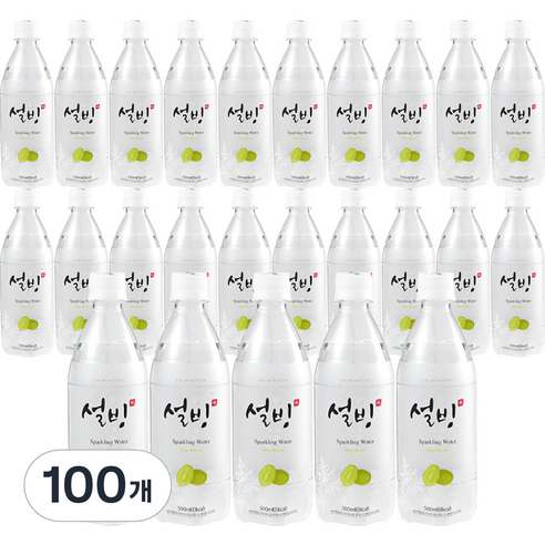 설빙 탄산음료 샤인머스캣, 100개, 500ml