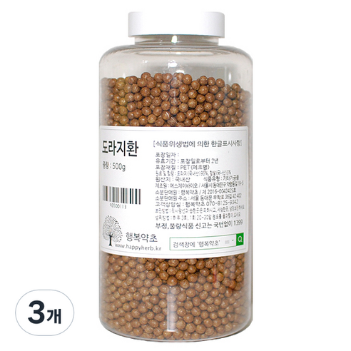 행복약초 도라지환, 500g, 3개