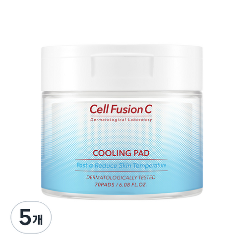 셀퓨전씨 포스트알파 쿨링패드 70p, 70개입, 5개