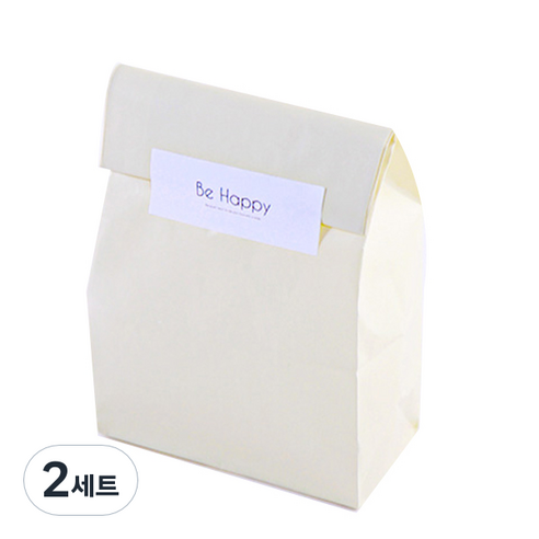 페이퍼백 특소 11 x 6 x 22.5 cm, 베이지, 2세트