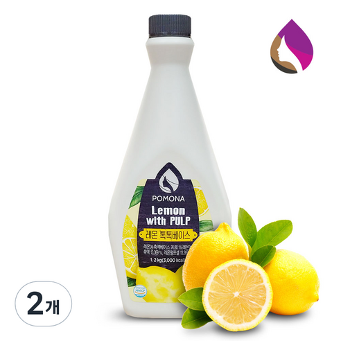 포모나 레몬 톡톡베이스 1.2kg, 2개