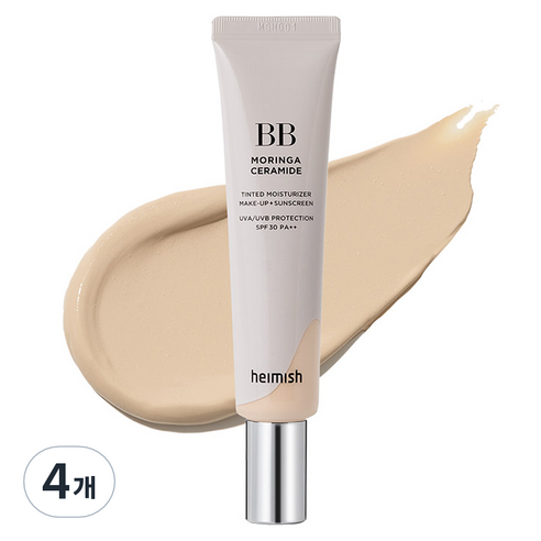 헤이미쉬 모링가 세라마이드 비비크림 SPF30 PA++, 19 페어 베이지, 30ml, 4개