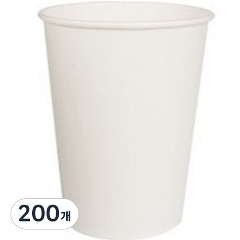 봉구유통 일회용 테이크아웃 무지 종이컵 400ml 83 x 115mm, 200개