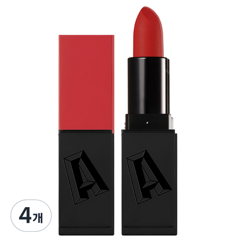 조성아뷰티 더 새틴 립스틱, 어썸레드, 3.5g, 4개