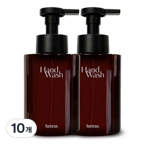 헤트라스 산양유 퍼퓸 버블 핸드워시 런던머스크 2p, 515ml, 10개