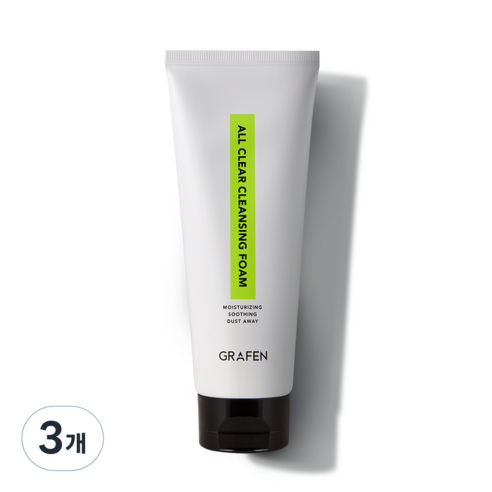 그라펜 올클리어 클렌징 폼, 150ml, 3개