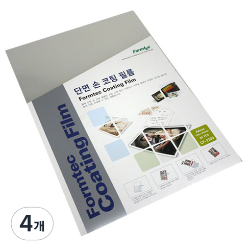 폼텍 손코팅필름 단면 CF-2309, A4, 80개