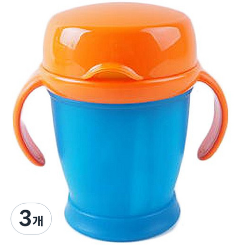 러비 360도 컵, 블루, 3개