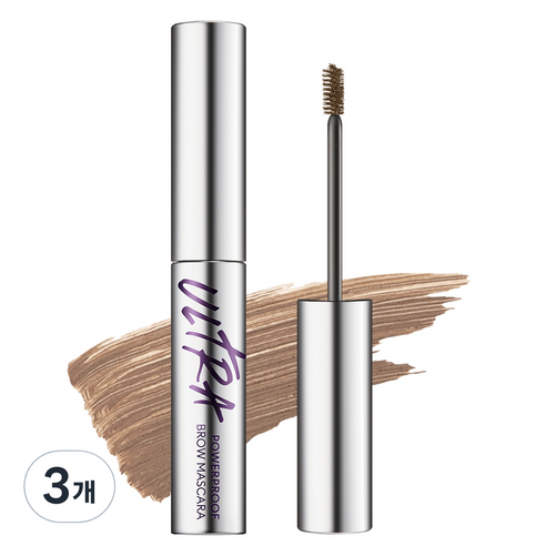 미샤 울트라 파워프루프 브로우 카라 4g, 뉴트럴브라운, 3개