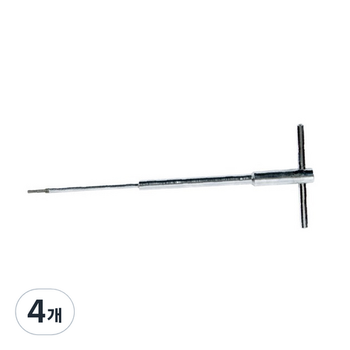 와이즈 T형육각렌치 3mm NO600T-030, 4개