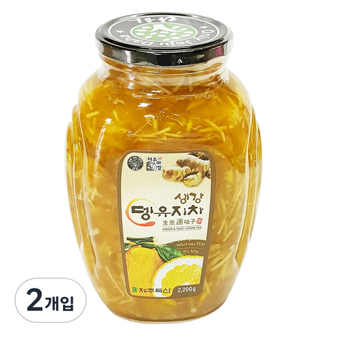 제주다하 제주 생강뎅유지차, 2.2kg, 1개입, 2개