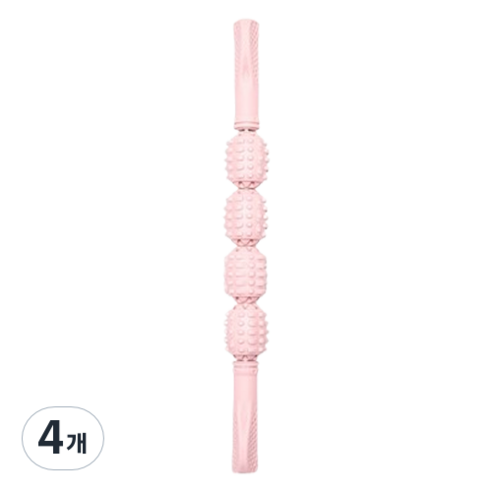 EORIN 롤러 마사지기 46cm, 분홍색, 4개