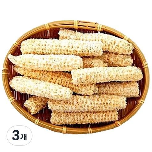 토종마을 강원 홍천 찰옥수수 속대, 300g, 3개