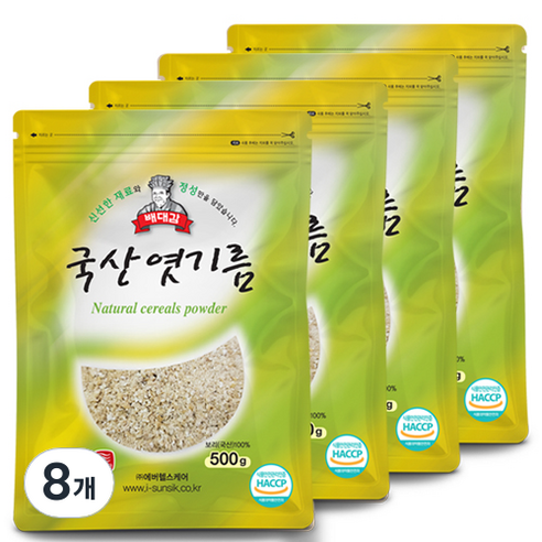 배대감 국산 엿기름, 500g, 8개