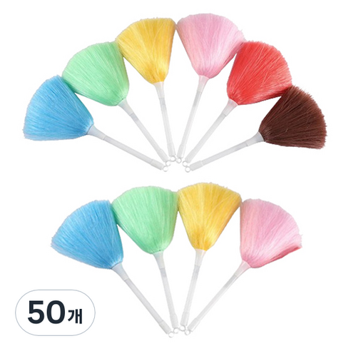 ABM 미니 칼라 먼지 청소솔, 랜덤발송, 50개