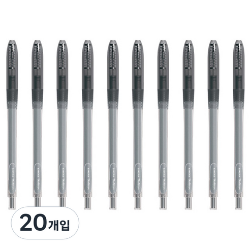 제브라 볼사인 젤잉크펜 0.6mm, 53 실버, 20개입