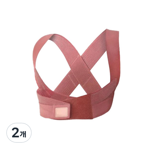 바른자세 어깨 자세고정밴드 CB-235 핑크, 2개