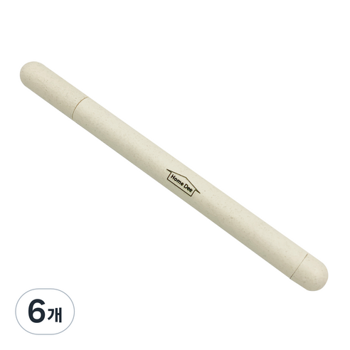홈디 내열 강화 유리빨대 휴대용 케이스, 6개