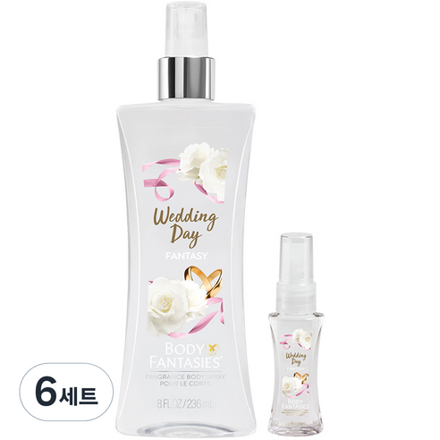 바디판타지 바디미스트 웨딩 데이 판타지 236ml + 29ml, 6세트