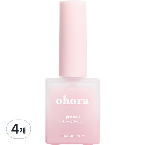 오호라 프로 네일 강화제 퓨어 클리어, 10ml, 4개