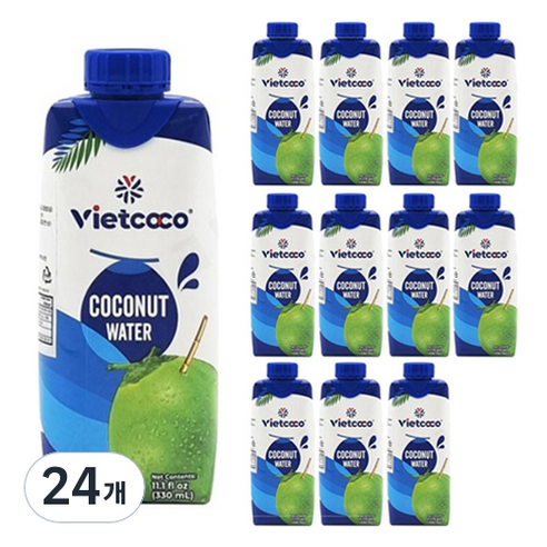 비엣코코 코코넛워터, 24개, 330ml