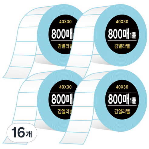 다다 감열라벨 800매, 16개