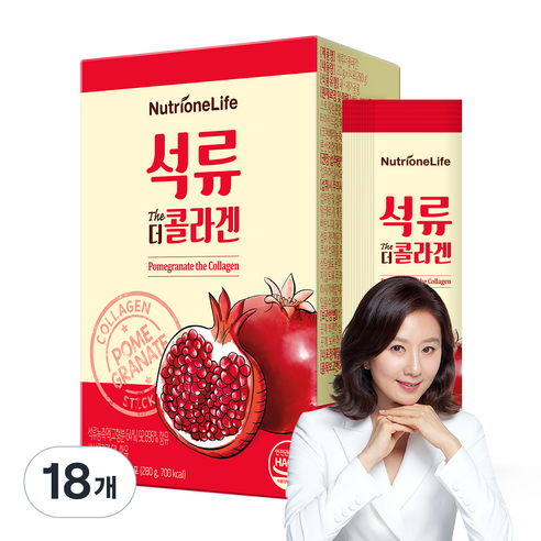 뉴트리원 석류 더 콜라겐 14p, 280g, 18개