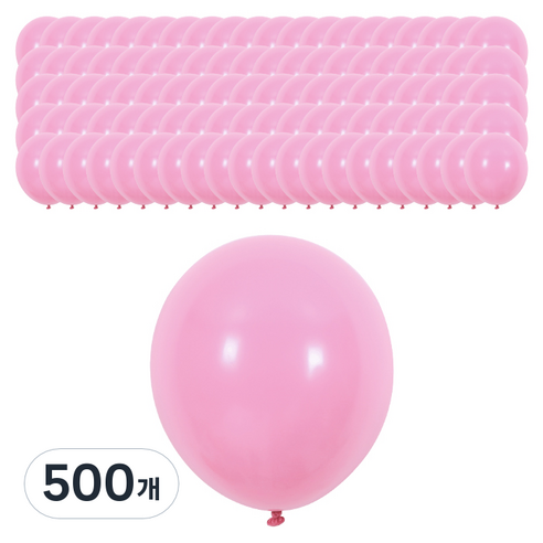 EUMES 이벤트 풍선 일반, 핑크, 500개