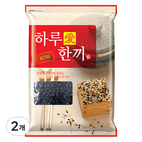 하루애한끼 서리태, 2개, 2kg