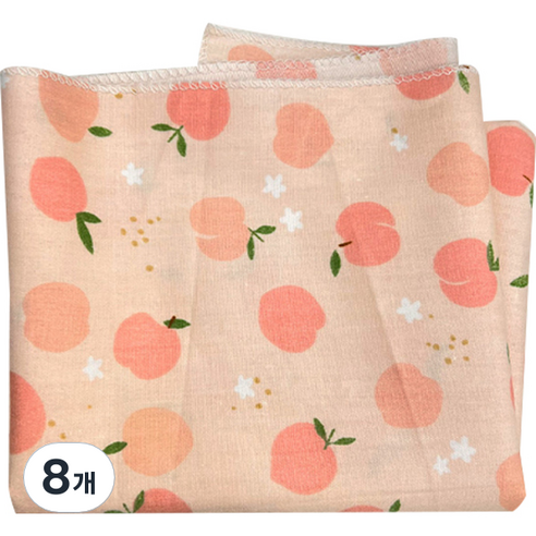 마켓감성 답례품 선물 보자기 포장, 핑크, 8개