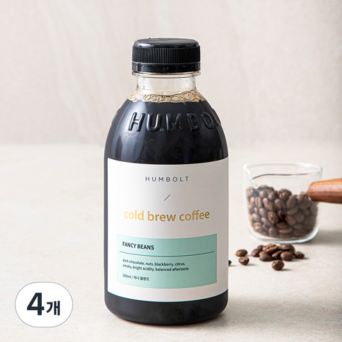 훔볼트 팬시빈스 블렌드 콜드브루 커피, 500ml, 4개