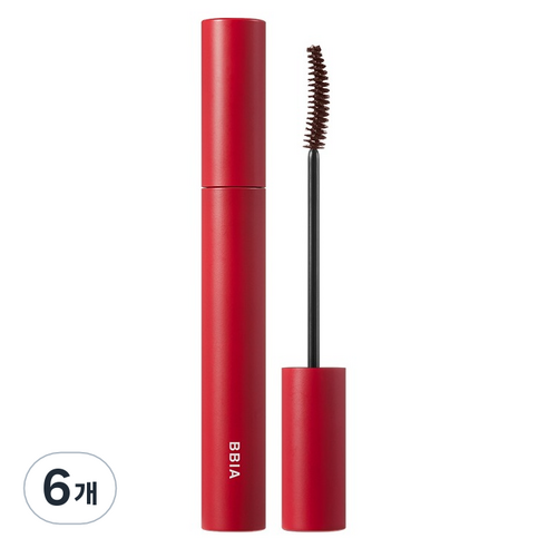 삐아 네버 다이 마스카라 익스트림 7g, 6개, 02 슈퍼 브라운