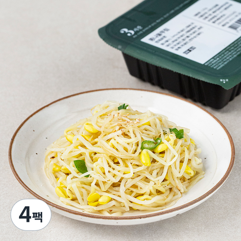 집반찬연구소 콩나물 무침, 120g, 4팩
