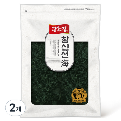 광천김 참신선해 유기인증 자른미역 3p, 120g, 2개