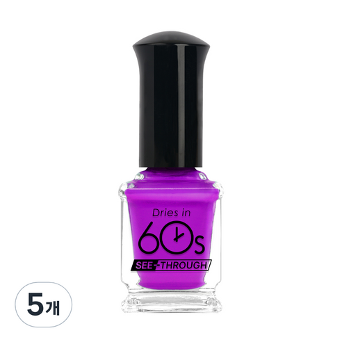 위드샨 60초 매니큐어 9ml, M111 그레이프펀지, 5개