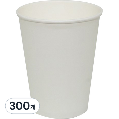 스완 지름 84 종이컵 백색 295ml, 300개