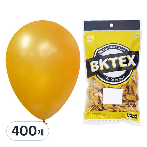 PartyClub 펄풍선 15cm, 펄골드, 400개