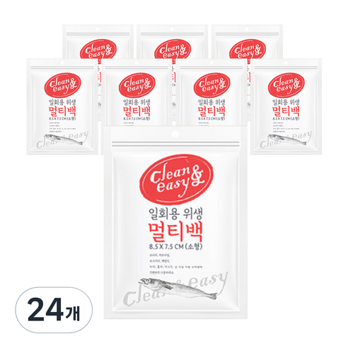 유하우스 위생 다시백 소형, 35매입, 24개, 소(S)