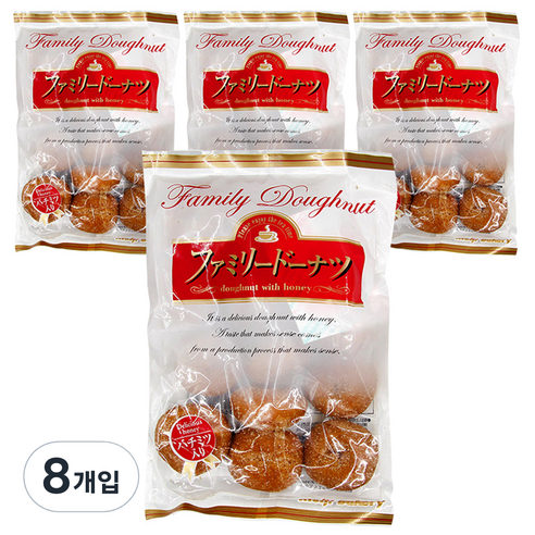 메이지 베이커리 패밀리도넛, 130g, 8개