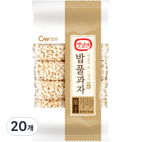 청우 옛날애 밥풀과자, 90g, 20개