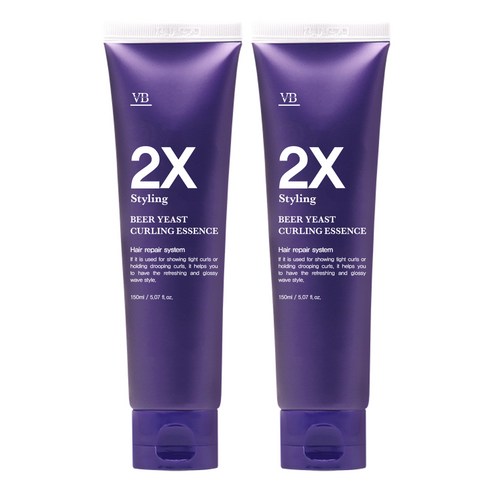 비바스 맥주효모 2X 컬링 에센스, 150ml, 2개
