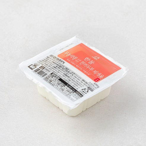 한둘 무농약 인증 콩으로 만든 한끼 두부 찌개용, 120g, 1개