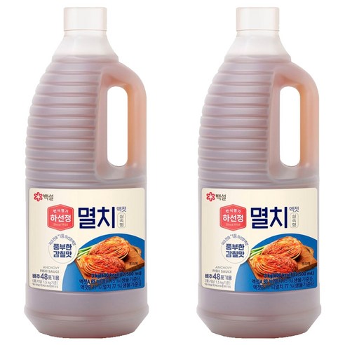 하선정 멸치 액젓, 3kg, 2개