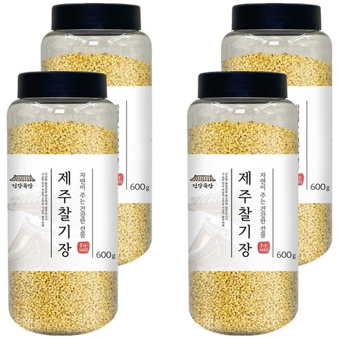 건강곡간 제주 찰기장, 600g, 4개