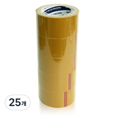 빅드림 THE 튼튼한 박스테이프 중포장용 63MIC 48mm x 40m, 미색, 25개