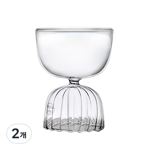 러블리 와인잔 보르도 골드라인, 2개, 300ml